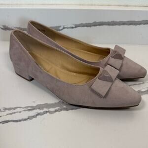 NWOT Chinese Laundry Suede Pumps Bow‎ Detail Size Women's 9 Camel Taupe